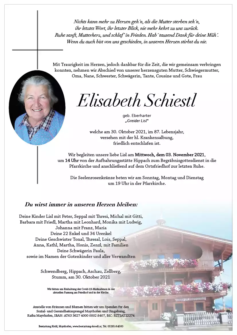 Parte von Elisabeth Schiestl